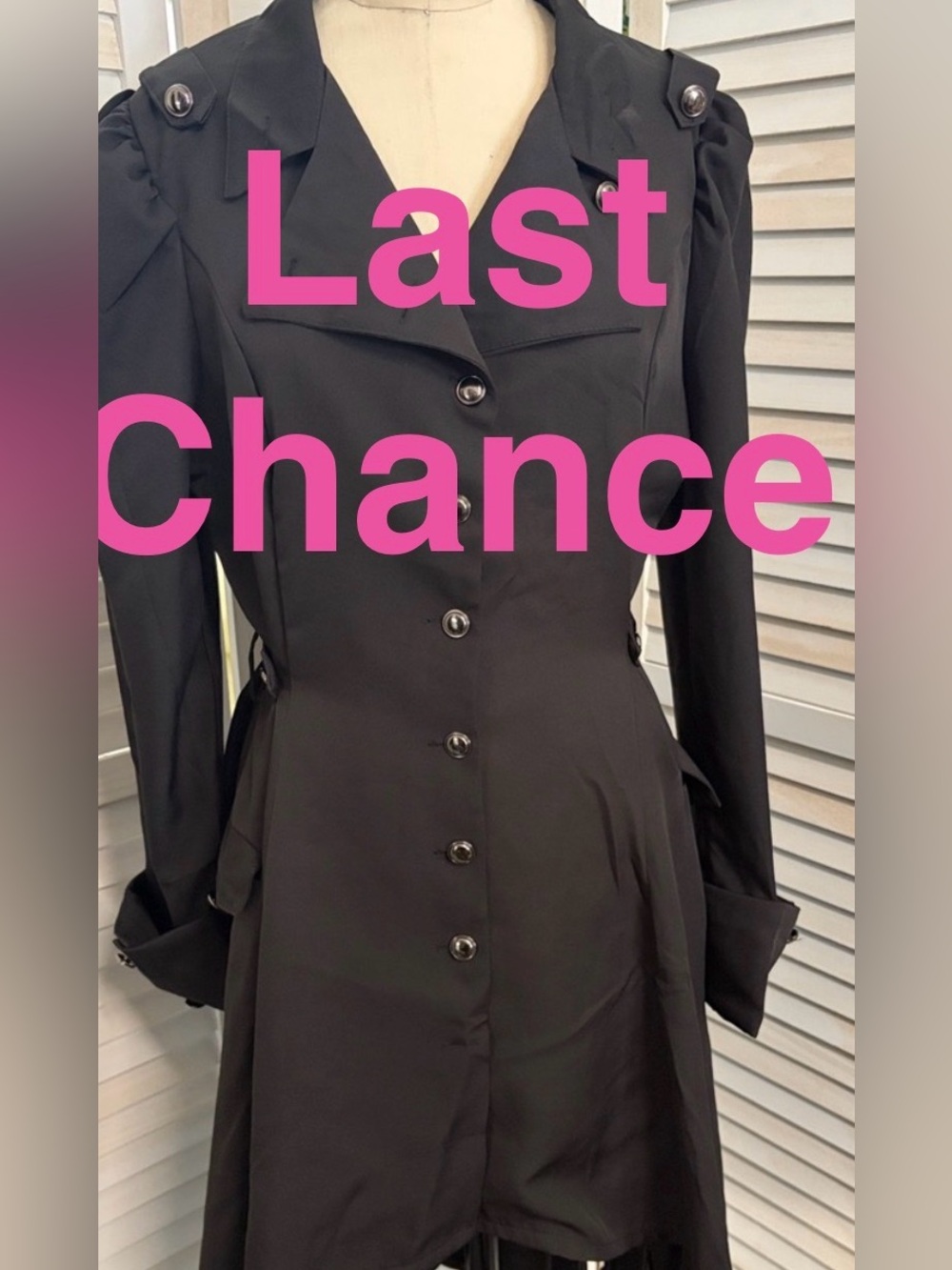 **Closing store 9/1** NWOT goth jacket